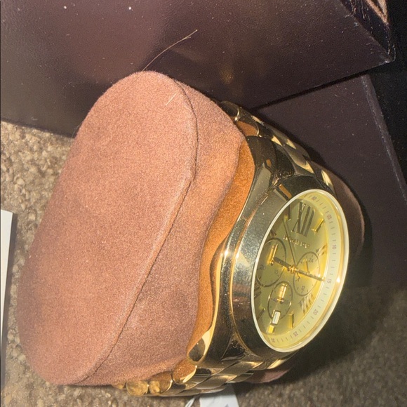 Michael Kors Gold Chronograph Watch - Picture 5 of 10